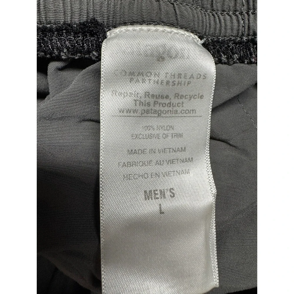 Patagonia Baggies Shorts Mens Large Grey 5 Inch Inseam Nylon Unlined